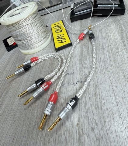  T6-19Ag​ Dây nối cầu loa - Speaker jumper cables - Ag 99.99 