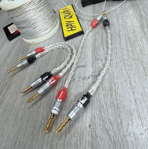  T6-19Ag​ Dây nối cầu loa - Speaker jumper cables - Ag 99.99 