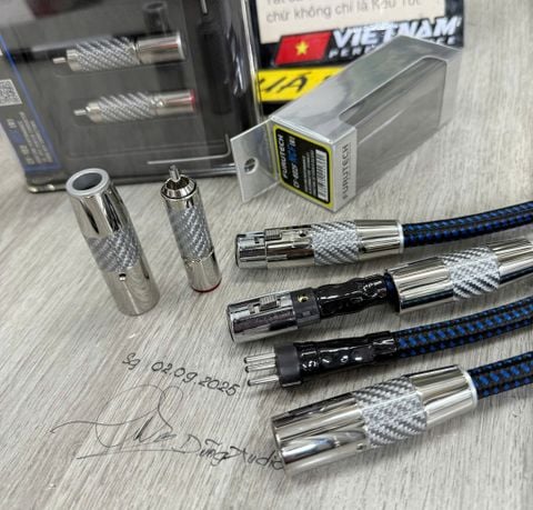  T6-23D3​ Furutech Adaptor NCF Loại Cao Cấp Nhất - Female / Male XLR - Male RCA - Dây Furutech DAS4.1 