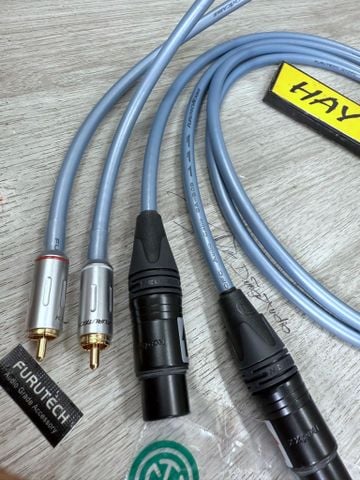  T2-08C​2 Dây tín hiệu Furutech SA-509 - Hoàn thiện jack RCA FP-162 (G) và XLR Neutrik 