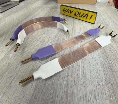  T6-19C Dây nối cầu loa đồng nguyên chất - Speaker jumper cables Copper 
