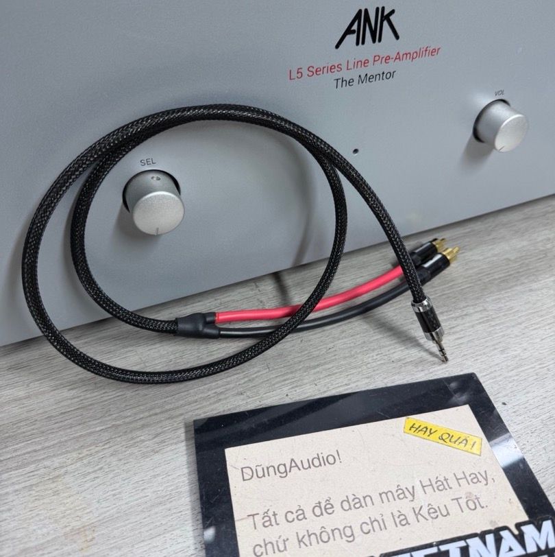 T11-15H Dây tín hiệu jack 3.5mm ==> RCA chủ lực
