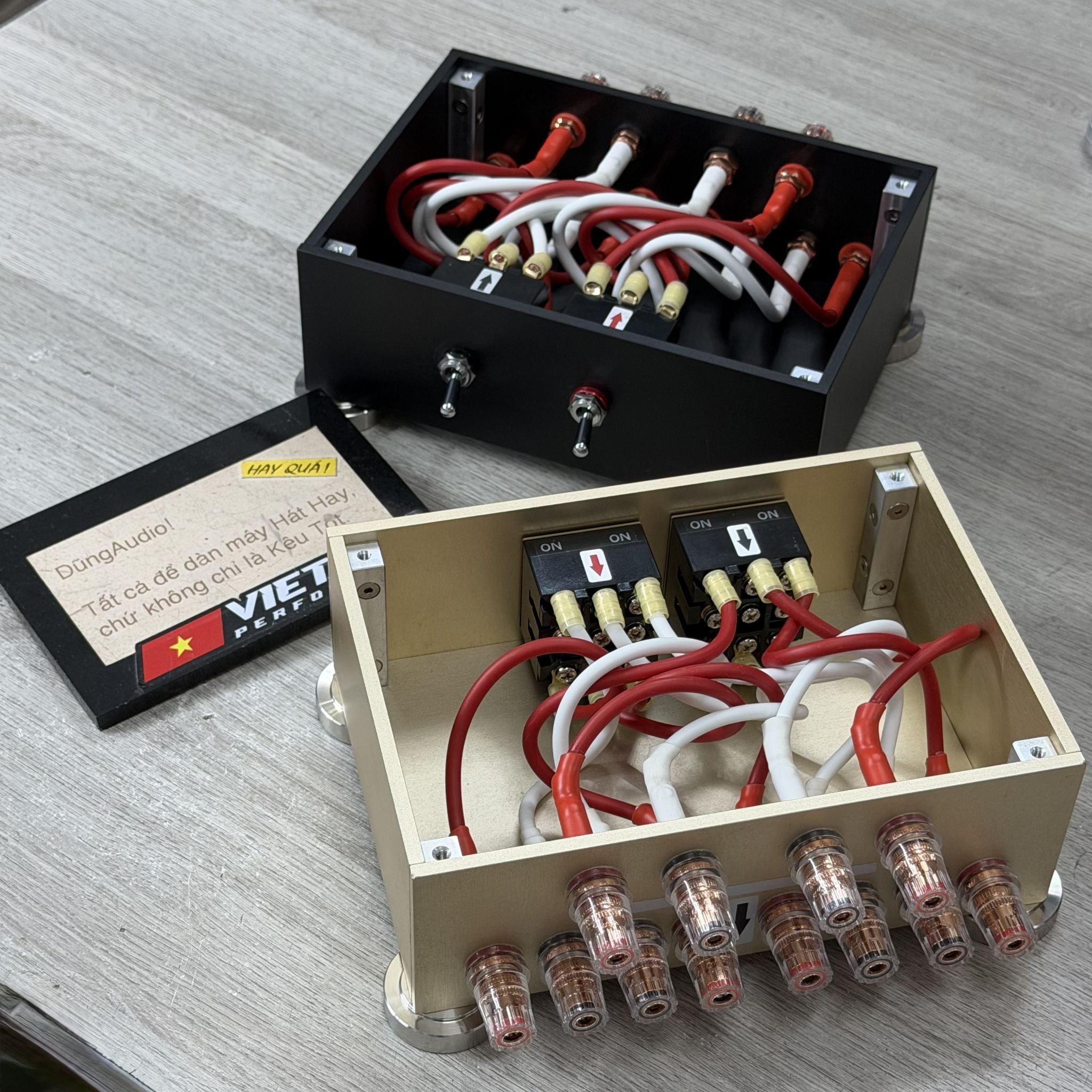 T8-06D​ (Hi-end) Hộp chuyển loa - chuyển âm ly audiophile - Thiết kế ngoại hạng