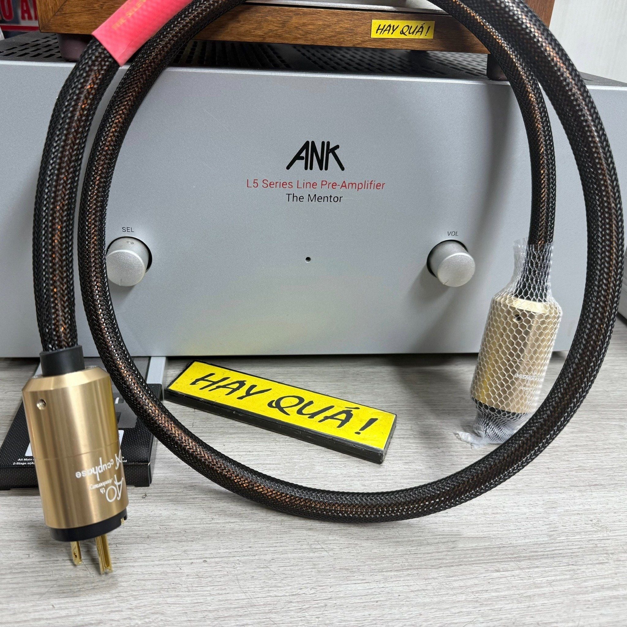 T12-14D Dây nguồn vocal đồng 99,99% - Handcrafted by Dũng Audio