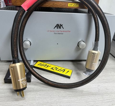  T12-14D Dây nguồn vocal đồng 99,99% - Handcrafted by Dũng Audio 