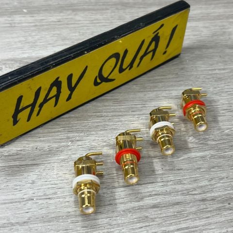  T6-02C​ Jack RCA cái - RCA Connector Female Chassis Socket 