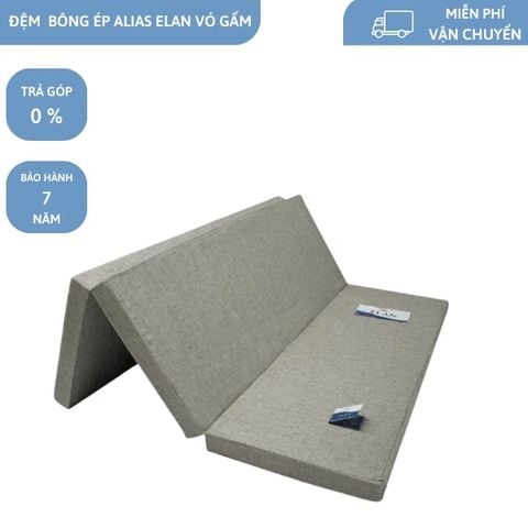 Đệm Bông Ép 3 Mảnh Alias Elan Vỏ Gấm Không Chần Chính Hãng
