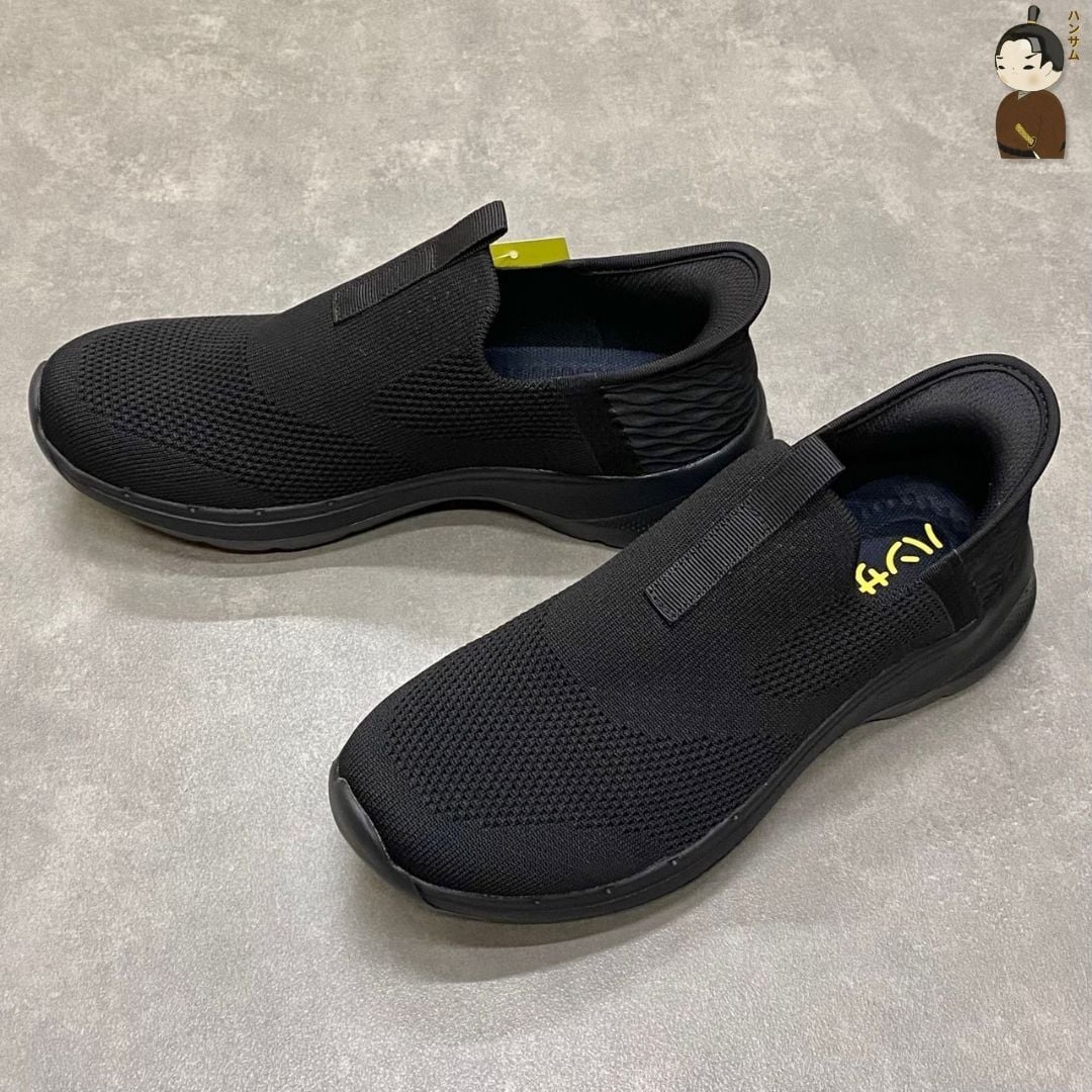  Hansamu Nin - Walk Sneakers BG12 All Black 