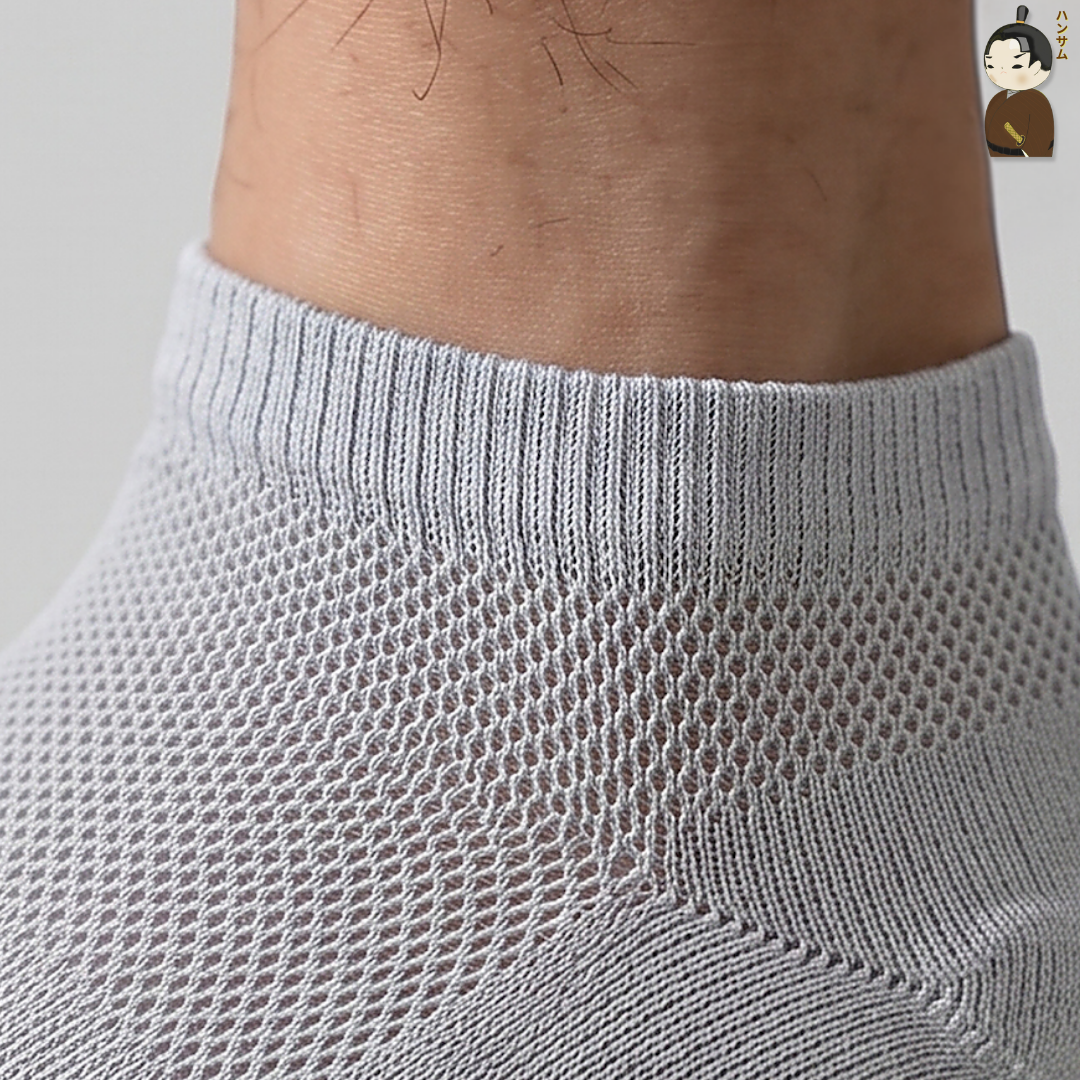  [Combo 5 đôi] Vớ Hansamu Shinobi daily sock BG14 Grey 