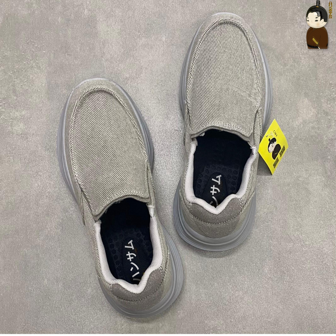  Hansamu Nin - Walk Slip-On BG09 Light Grey 
