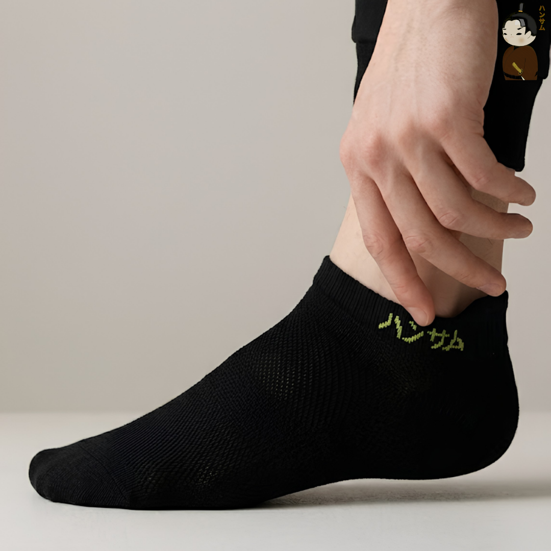  [Combo 5 đôi] Vớ Hansamu Shinobi active sock VNS01 Black 