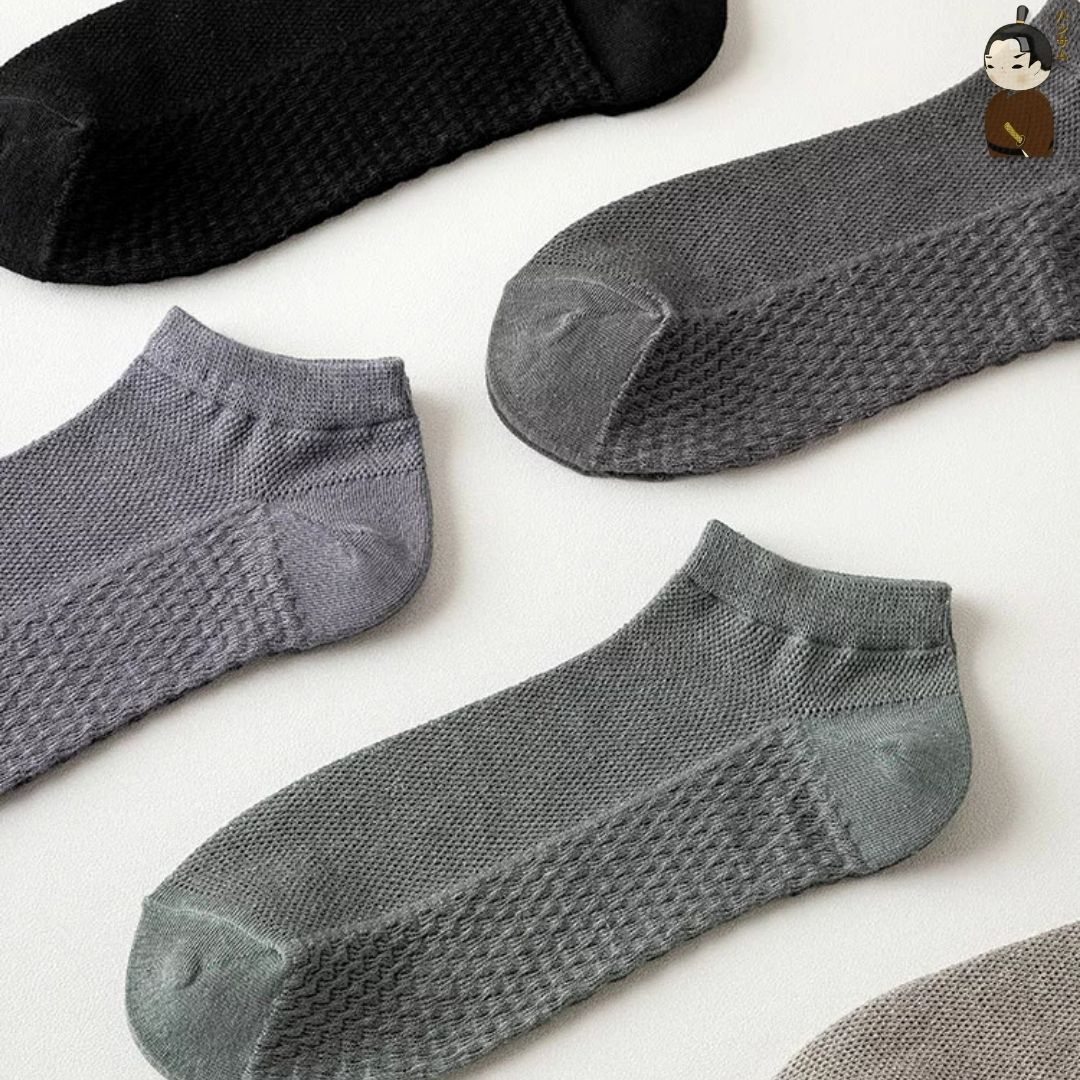  Combo 6 đôi vớ Hansamu Shinobi daily sock BG15 L.Grey 