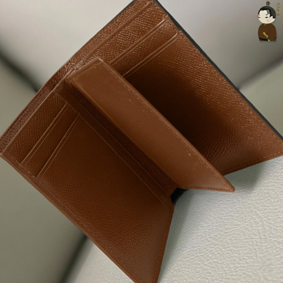  Hansamu En - Billfold Wallet DIA01 Brown 