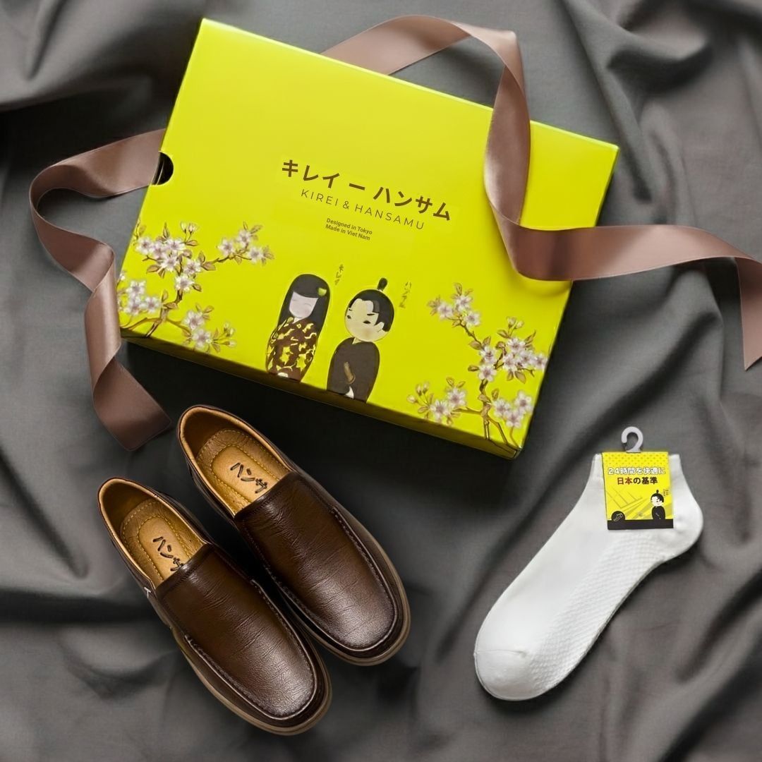  Hansamu Zen - Office Loafers DGD3 Brown 