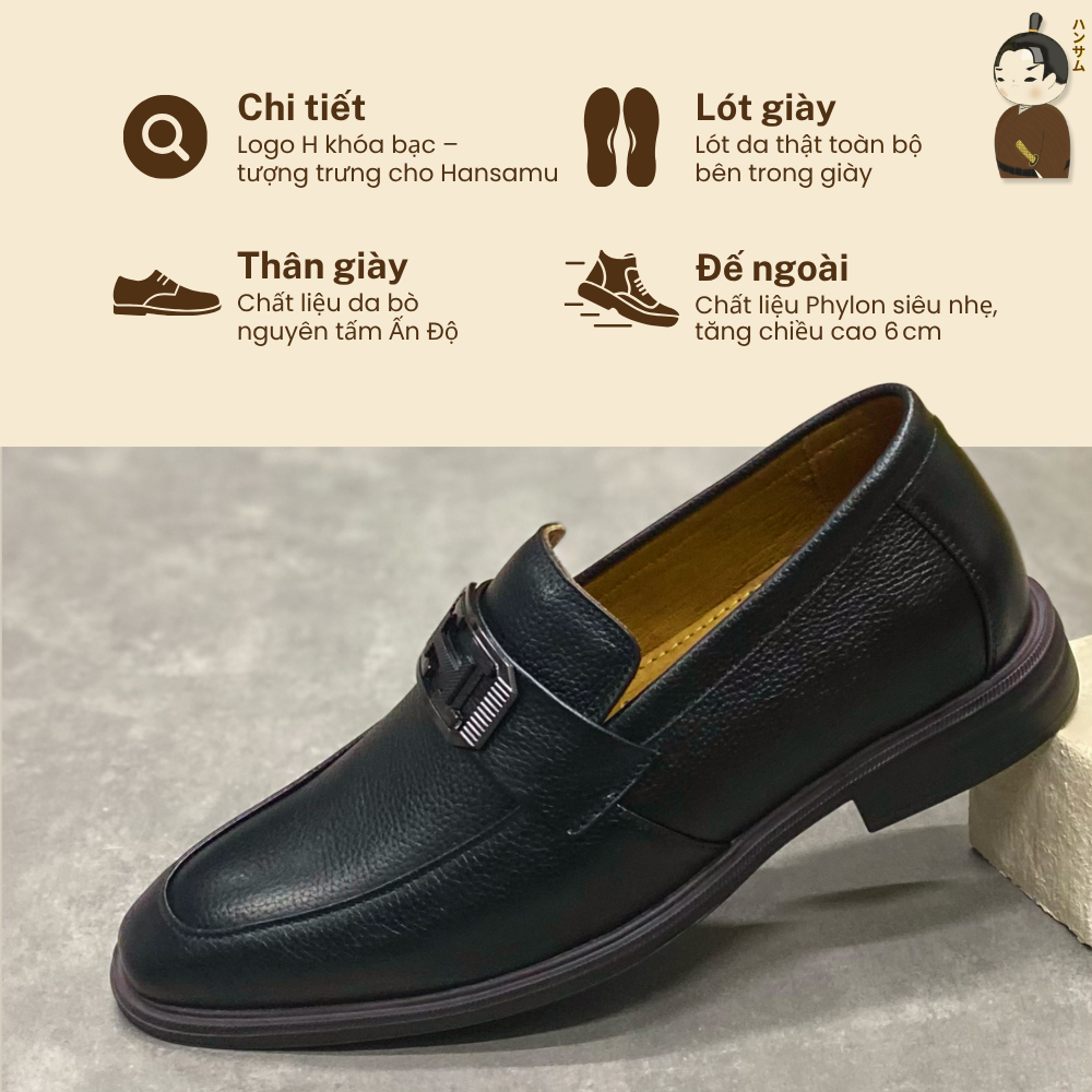  Hansamu Shin - Office Loafers DGD15 Black 