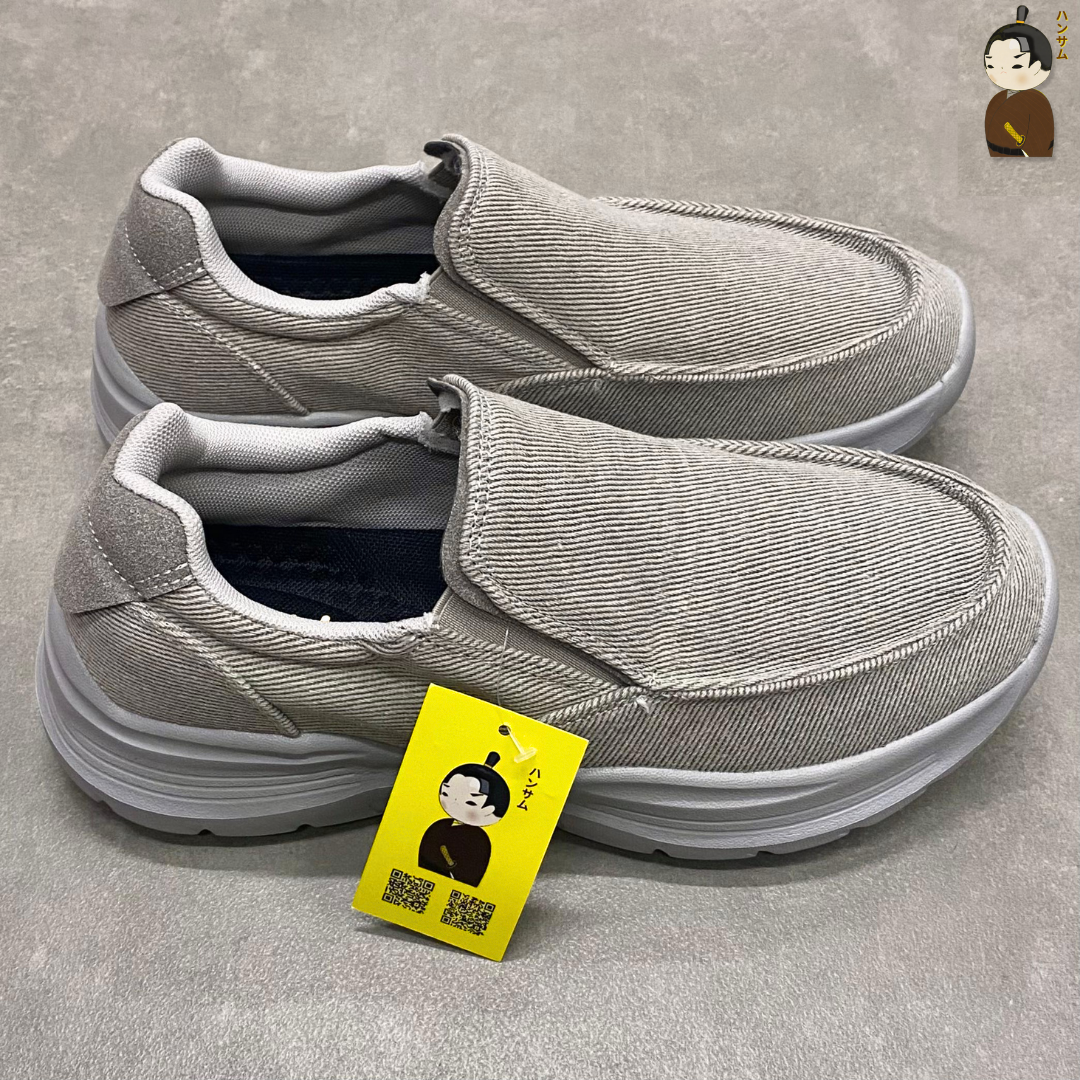  Hansamu Nin - Walk Slip-On BG09 Light Grey 