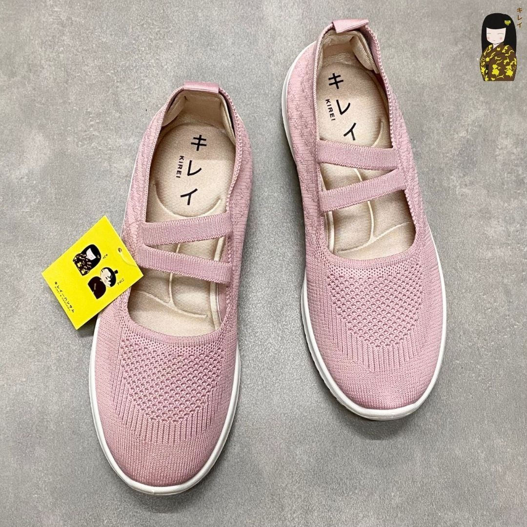 Kirei Nintai - Walk Slip-On BG1 Pink 