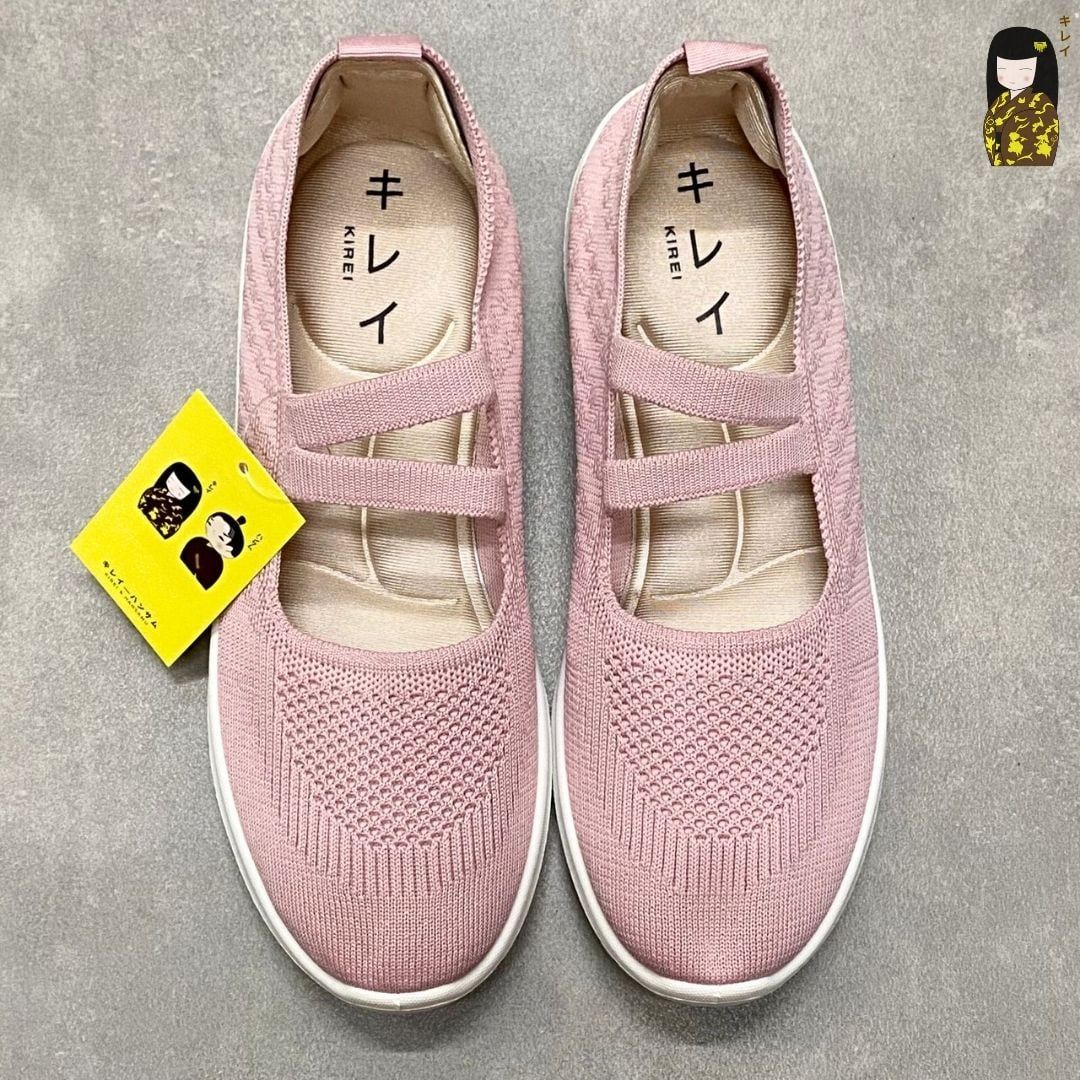  Kirei Nintai - Walk Slip-On BG1 Pink 