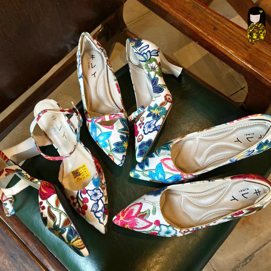  Giày cao gót nữ Kirei Biteki CP03 màu Trắng - Kitten heel công sở 