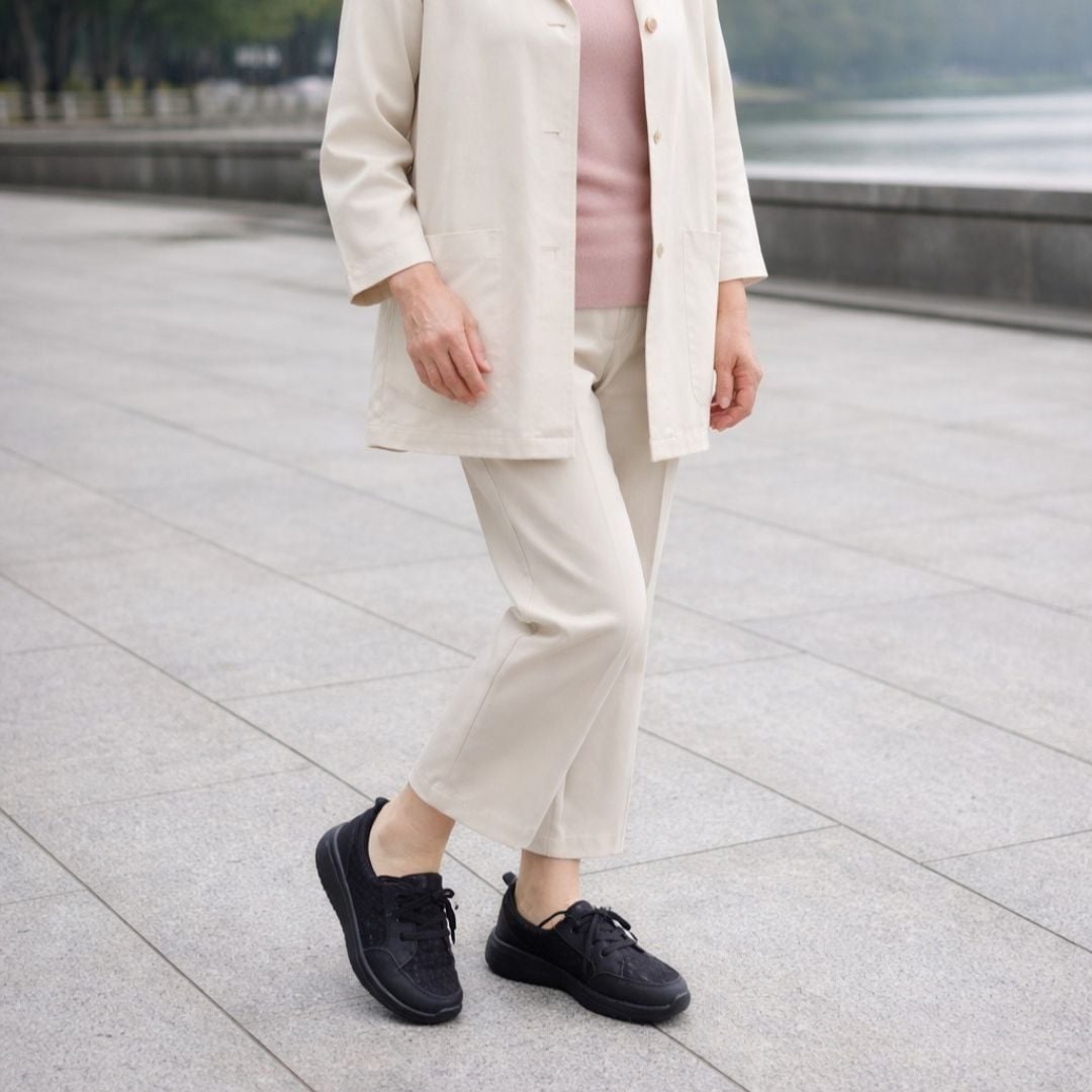  Giày đi bộ nữ Kirei Hime BG07 màu Đen 