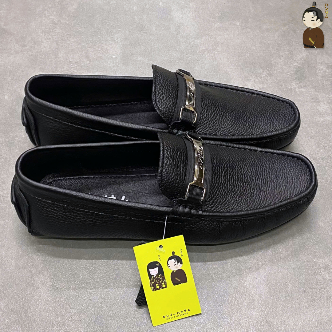  ハンサム海(HANSAMU KAI) - Penny Loafer HA04 Black 