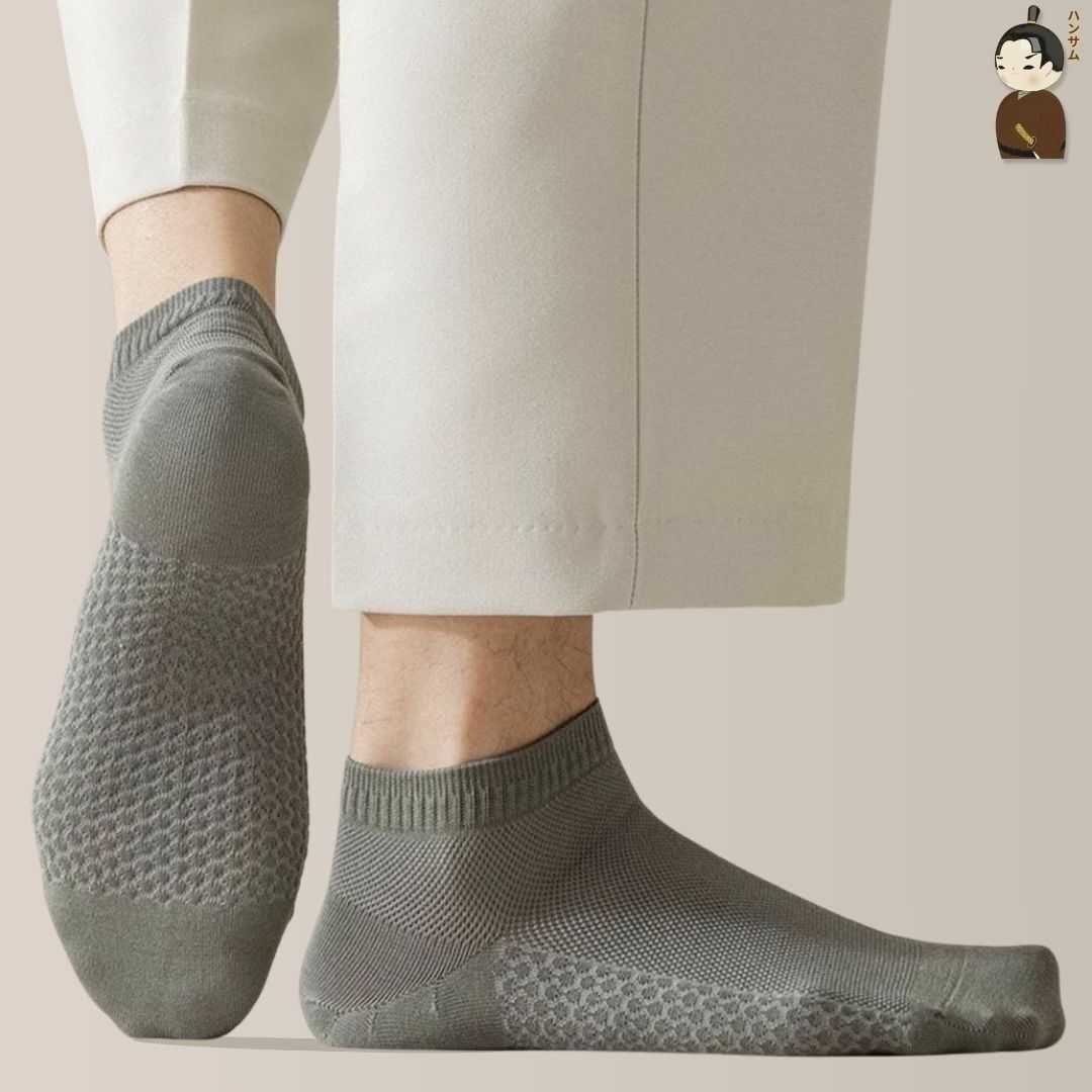  Hansamu Shinobi - Daily Sock BG14 Iron Gray 