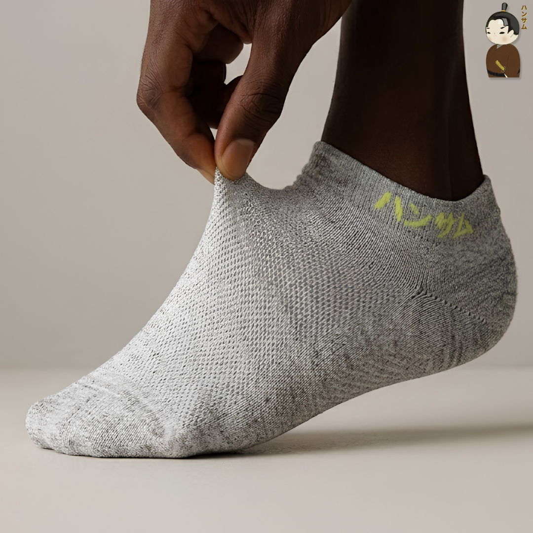  [Combo 15 đôi] Vớ Hansamu Shinobi active sock VNS01 L.Grey 