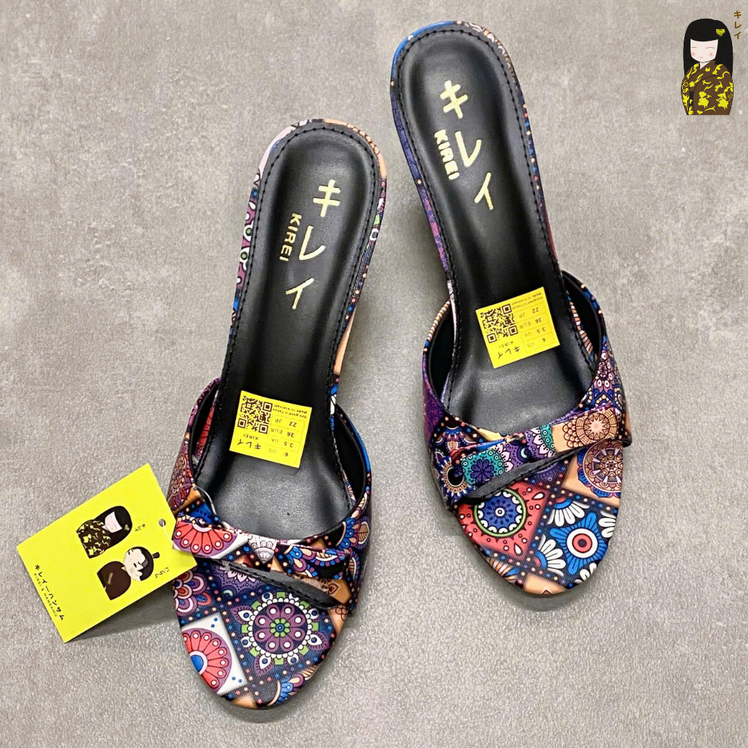  Kirei Biteki Boho - Office Kitten Heel HH16 Midnight 