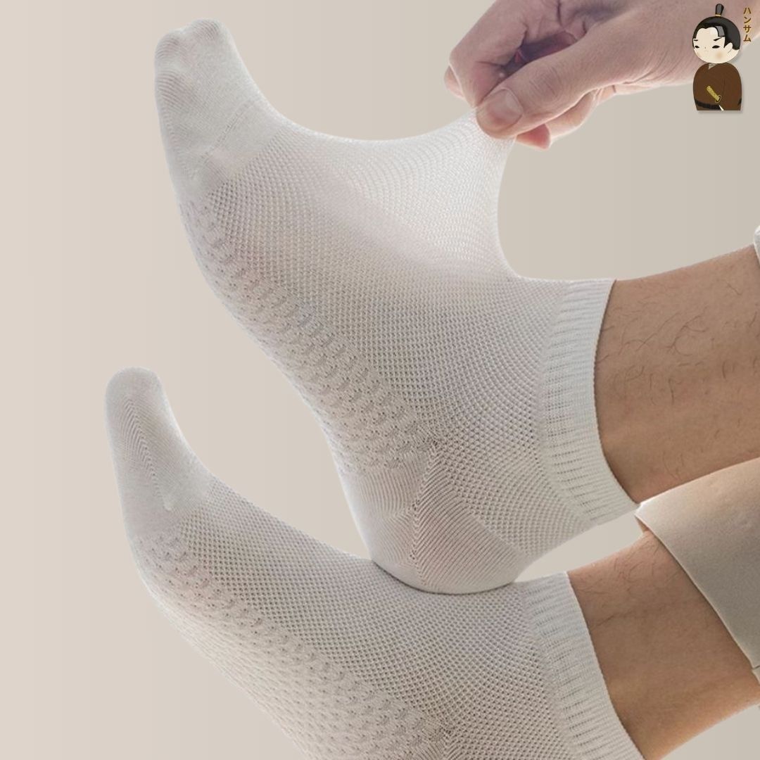  Combo 10 Đôi Vớ Daily Sock Bg14 White - Hansamu Shinobi 