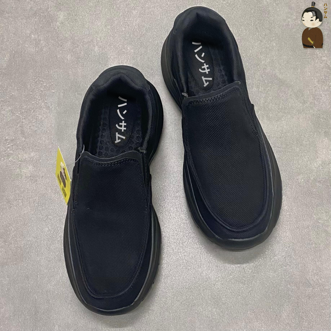  Hansamu Nin - Walk Slip-On BG09 Black 