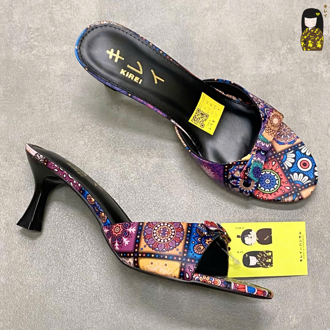  Kirei Biteki Boho - Office Kitten Heel HH16 Midnight 