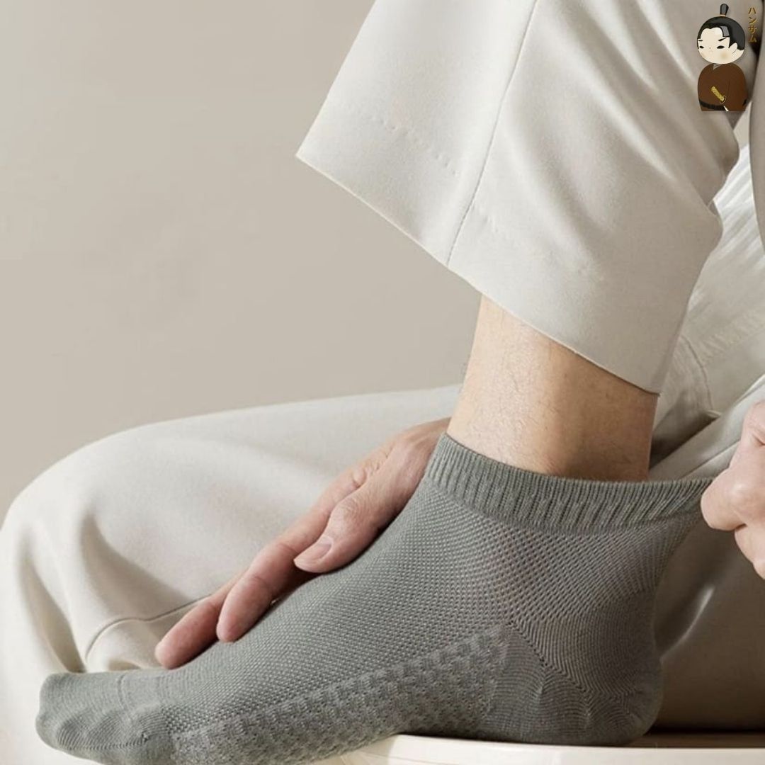  Combo 10 đôi vớ Hansamu Shinobi daily sock BG14 Black 