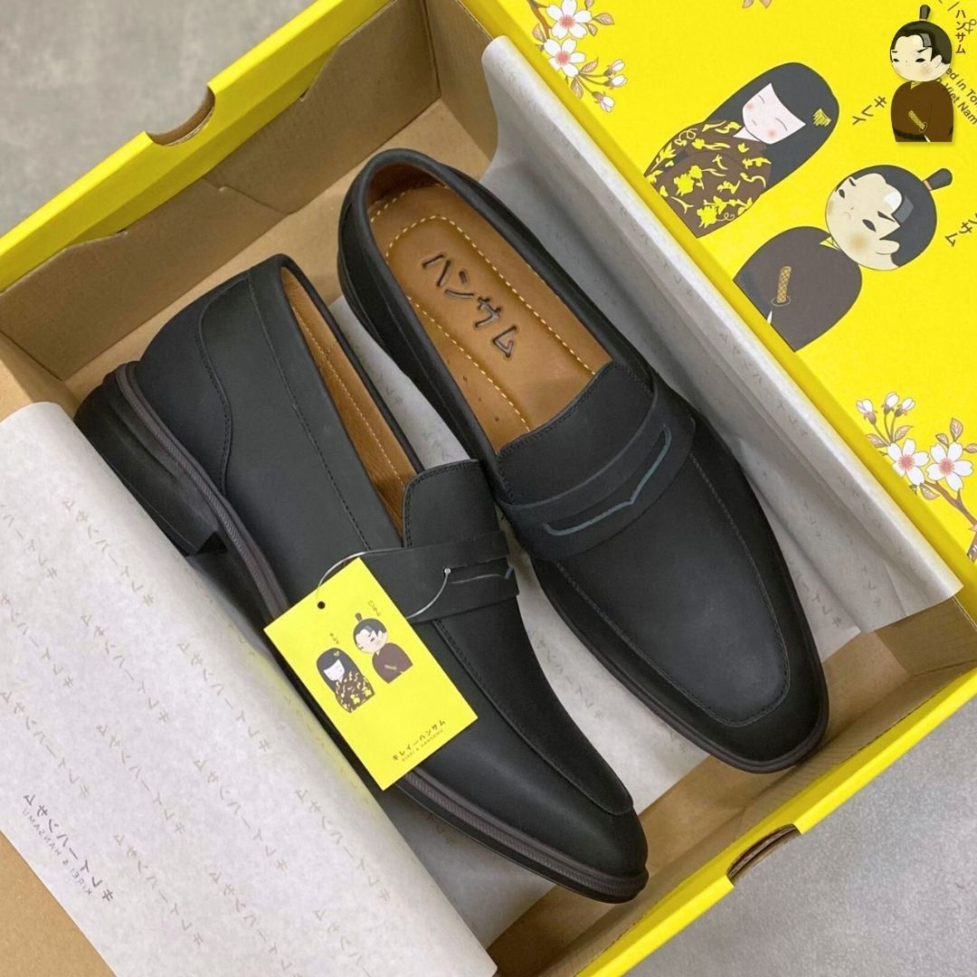  Hansamu Zen - Office Loafers DGD27 Black 