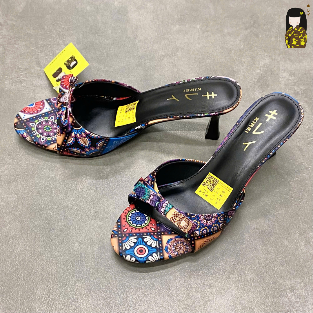  Kirei Biteki Boho - Office Kitten Heel HH16 Midnight 