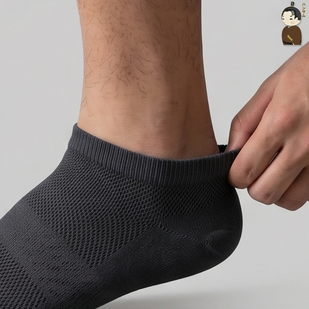  [Combo 5 đôi] Vớ Hansamu Shinobi Daily Sock BG14 D.Grey 