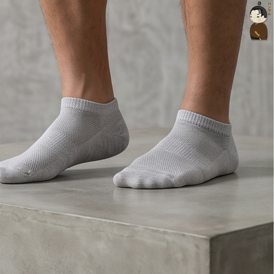  Combo 10 Đôi Vớ Daily Sock Bg15 L.Grey - Hansamu Shinobi 