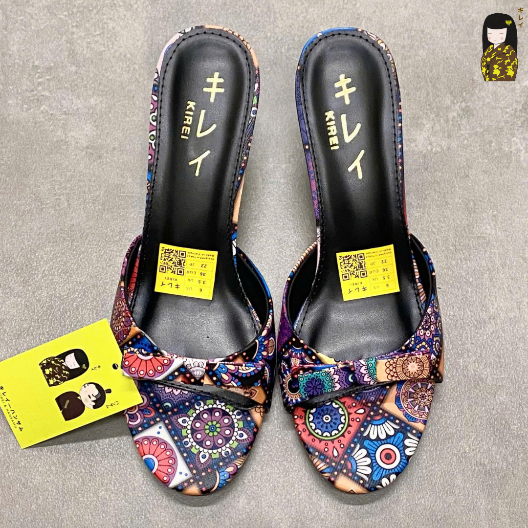  Kirei Biteki Boho - Office Kitten Heel HH16 Midnight 