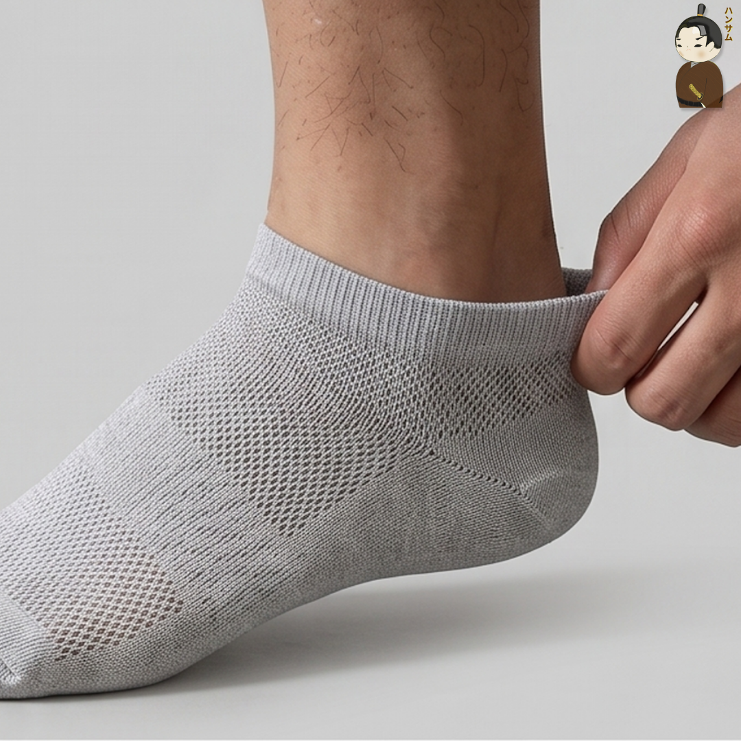  [Combo 15 đôi] Vớ Hansamu Shinobi daily sock BG14 Grey 