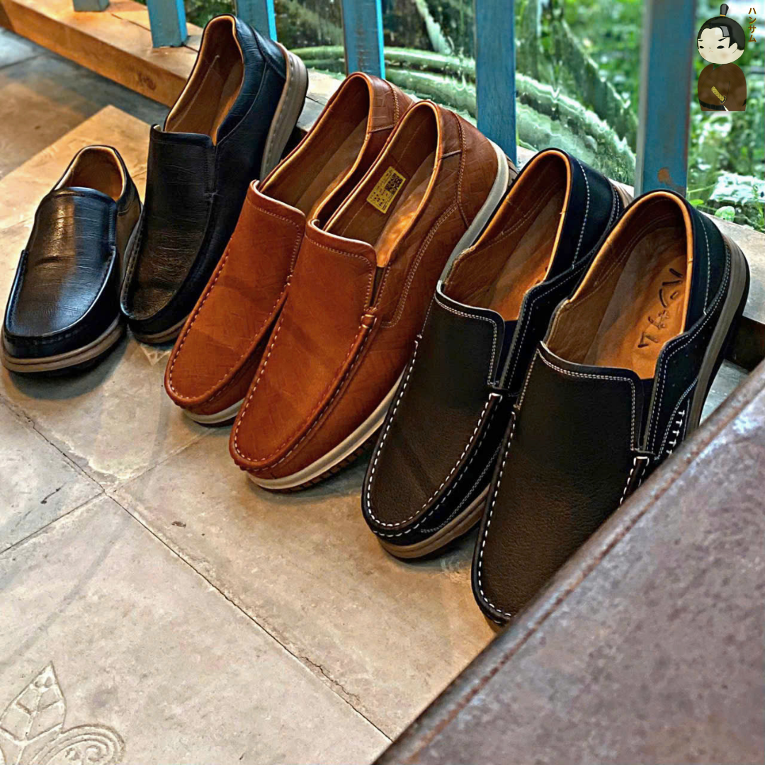  Giày Loafer Nam Công Sở Hansamu Zen DGD03 Đen - Da Bò, Đế Phylon Siêu Nhẹ 