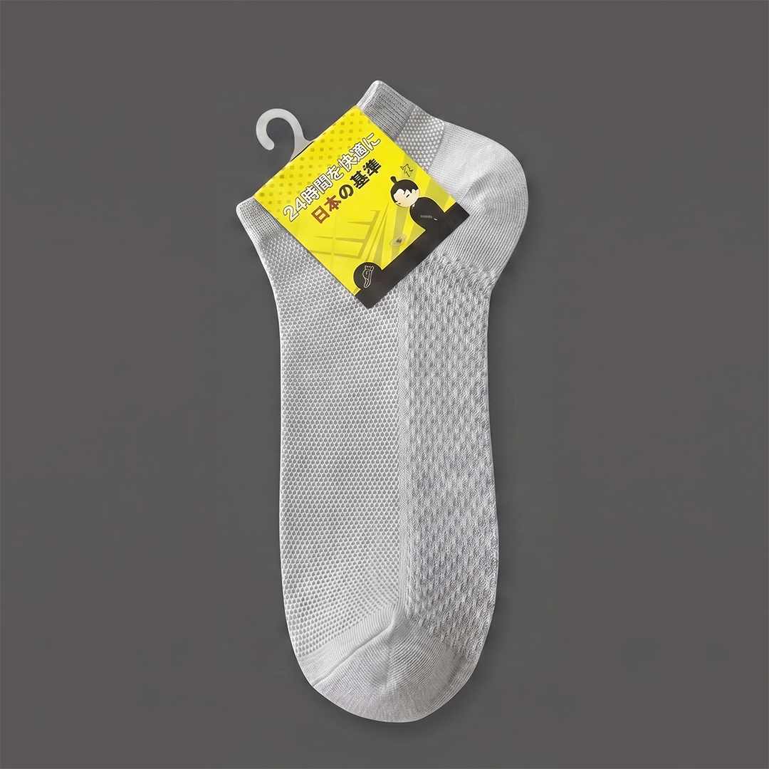  Combo 6 Đôi Vớ Daily Sock Bg15 L.Grey - Hansamu Shinobi 