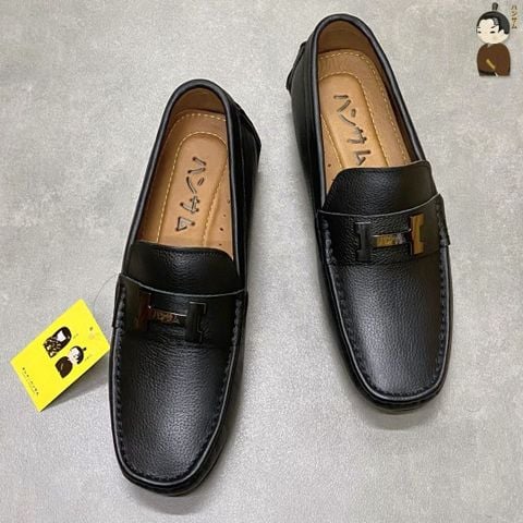 Giày lười Nam Hansamu Kai DGD24 màu Đen - Penny loafer da bò siêu bền