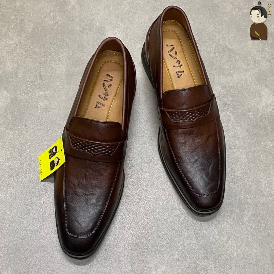  Hansamu Shin - 6cm Elevator Loafers DGD21 Brown 