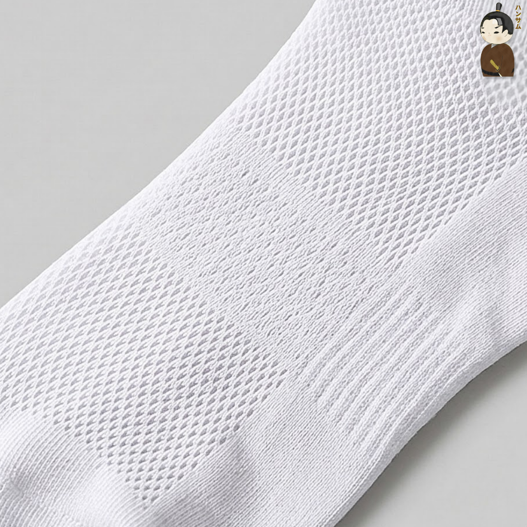  [Combo 13 đôi] Vớ Hansamu Shinobi daily sock BG14 White 