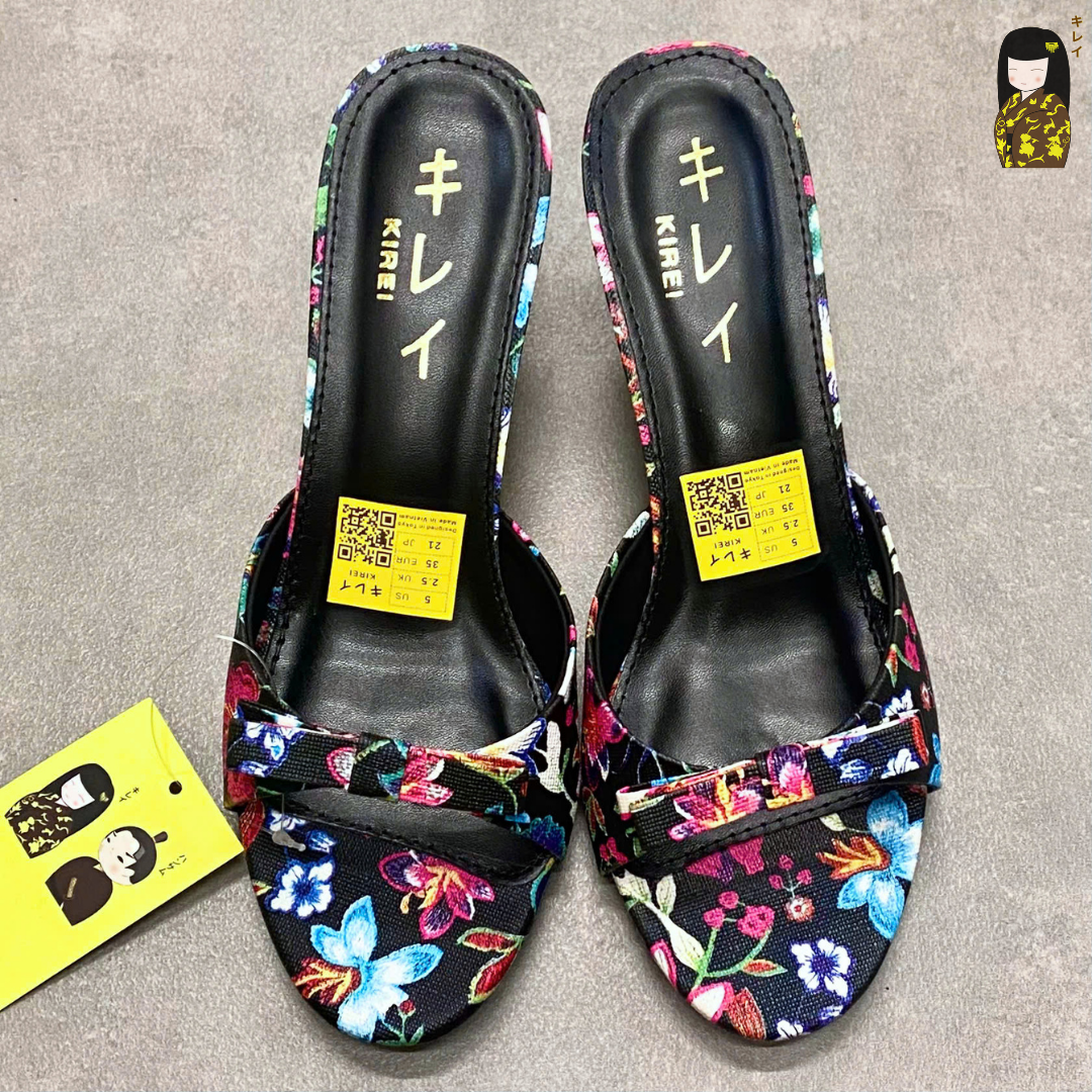  Kirei Biteki - Office Kitten Heel HH18 Black 