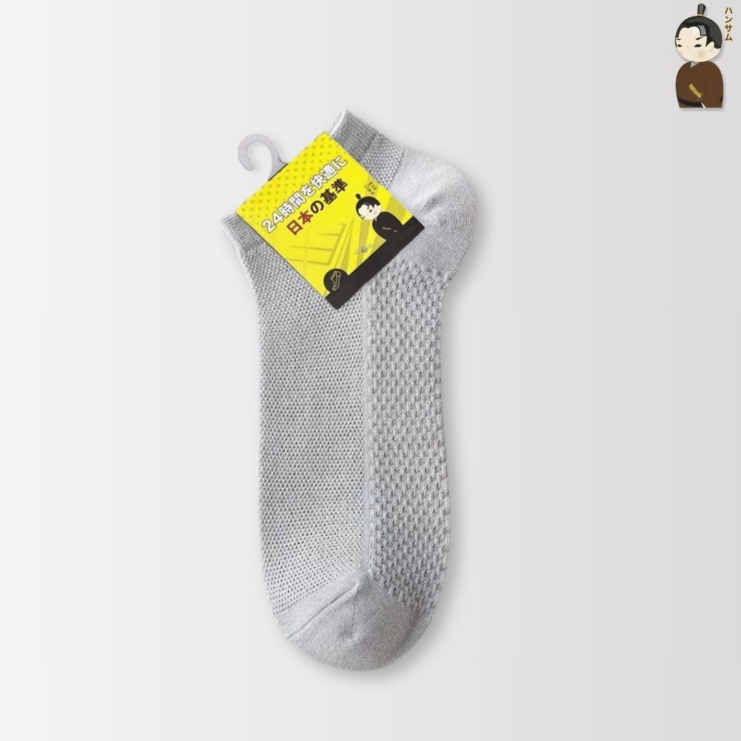  Combo 10 đôi vớ Hansamu Shinobi daily sock BG14 Grey 
