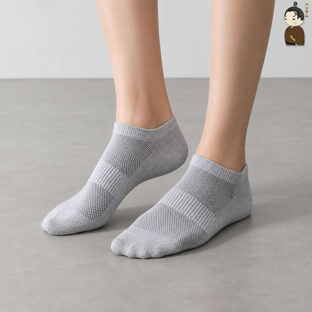  [Combo 13 đôi] Vớ Hansamu Shinobi daily sock BG14 Grey 