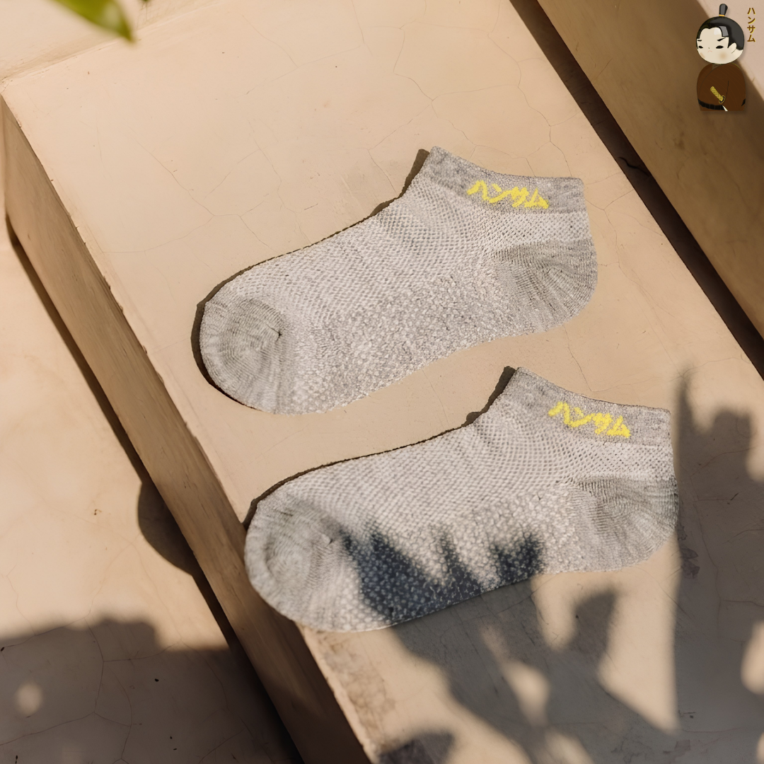  [Combo 15 đôi] Vớ Hansamu Shinobi active sock VNS01 L.Grey 