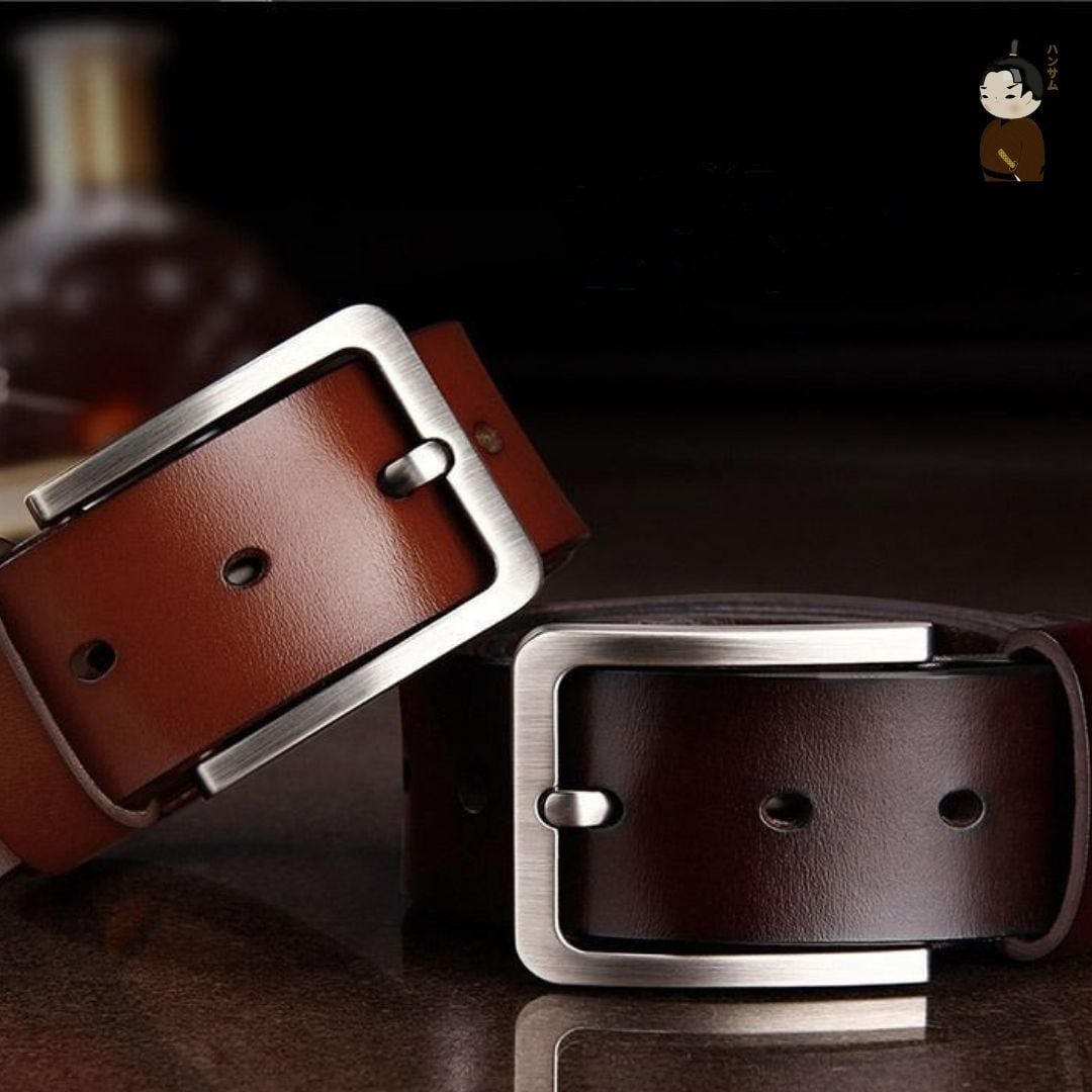  Hansamu Rin - Leather Belt BGA3 Maroon 