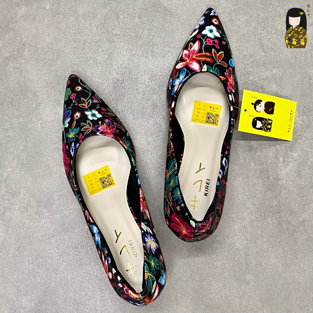  Giày cao gót nữ Kirei Biteki CP02 màu Đen - Kitten heel công sở 