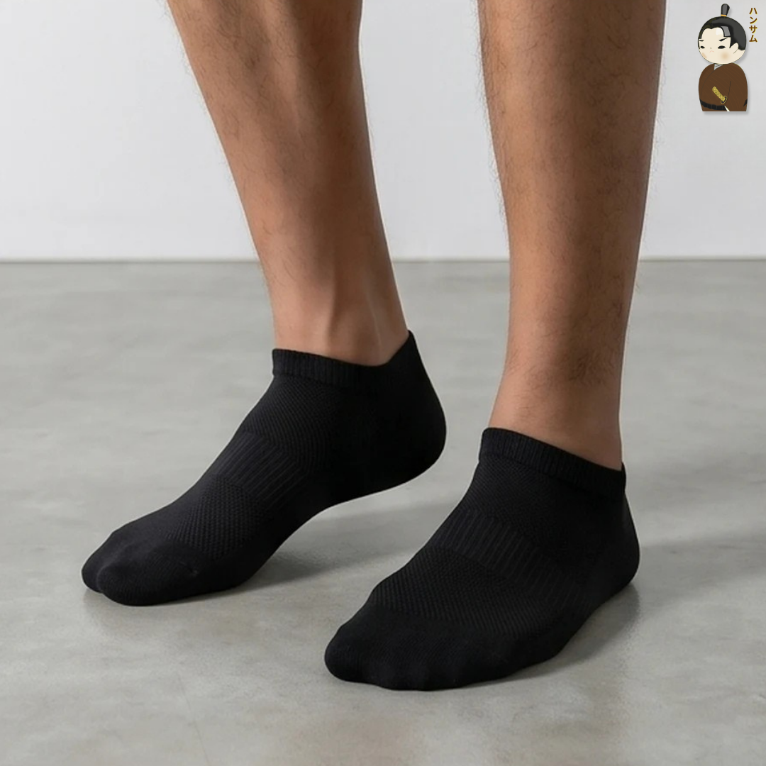  Combo 10 Đôi Vớ Daily Sock Bg14 Black - Hansamu Shinobi 